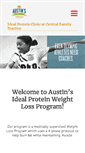 Mobile Screenshot of idealproteinatx.com